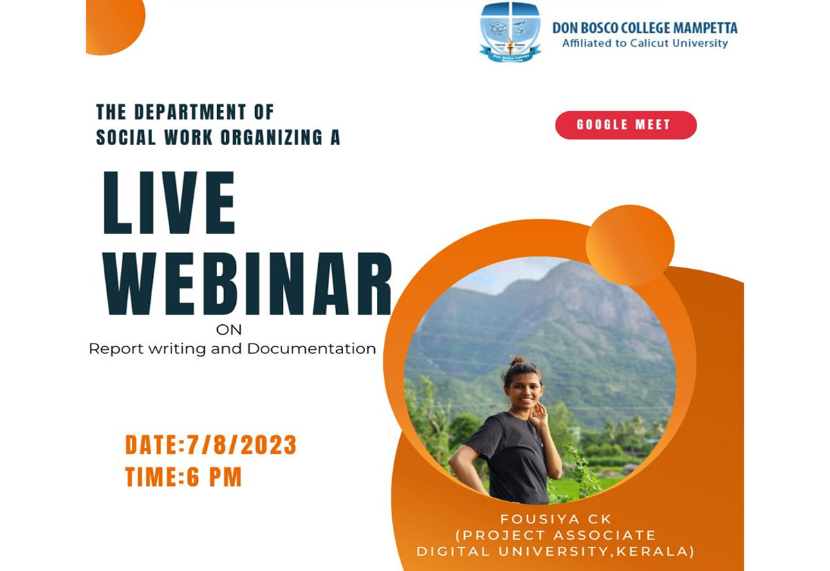 Webinar on Report Writing and Documentation 