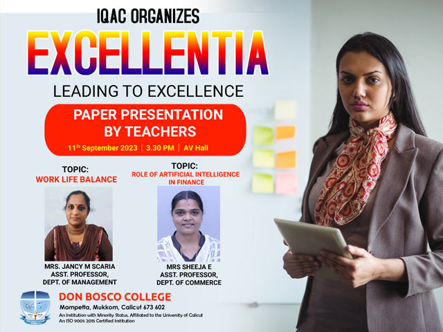 Excellentia-Paper Presentation by Teachers