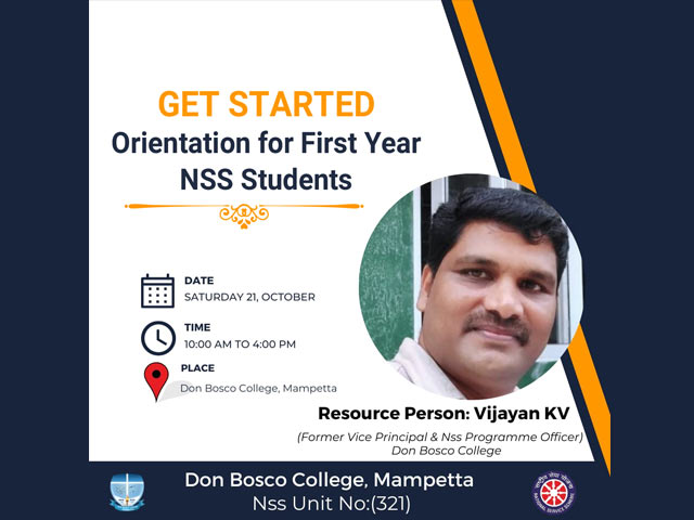 Orientation for First Year NSS Students