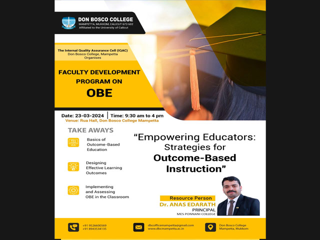 Faculty Development Programme on OBE