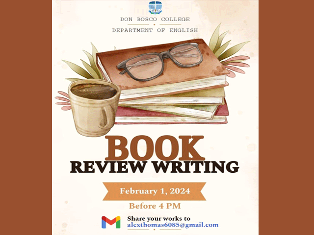 Recent Book Review Writing Event