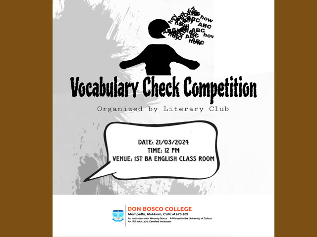 Vocabulary Check Competition  