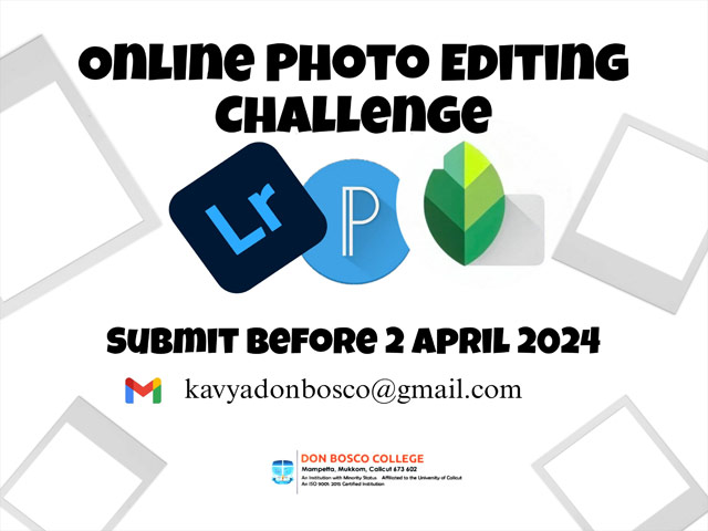 Online Photo Editing Challenge