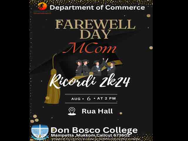 MCom Farewell Day