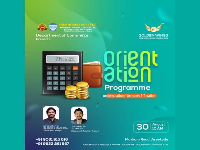 Orientation Programme on International Accounts and Taxation