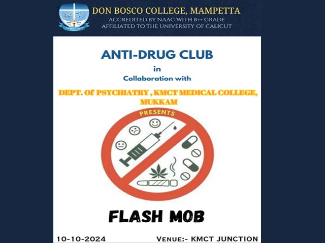 Anti Drug Club Organize Flash Mob