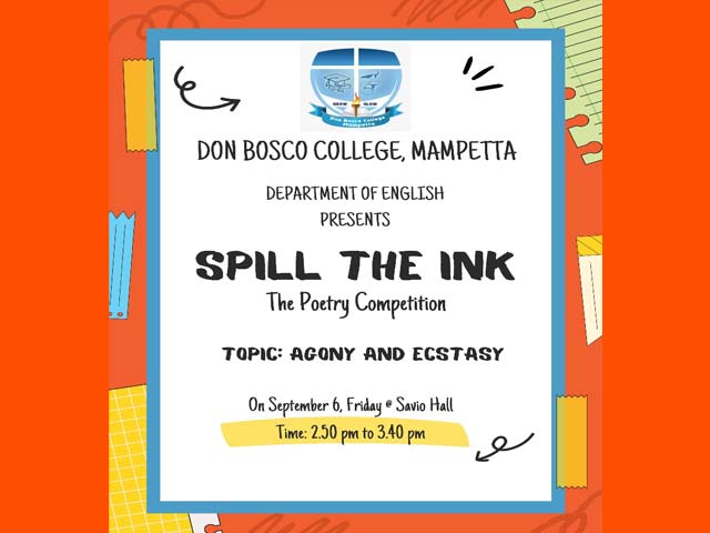 Spill the ink - The Poetry Competition