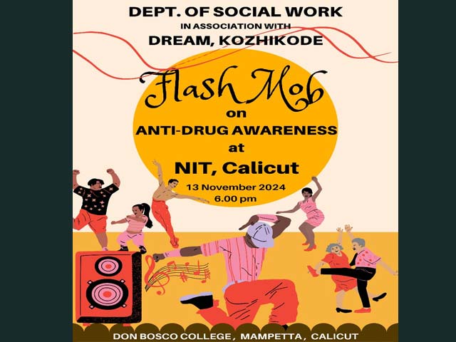 Flash Mob on Anti-drug Awareness