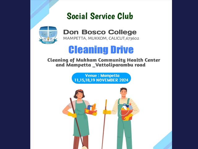 Social Service Club Cleaning Drive