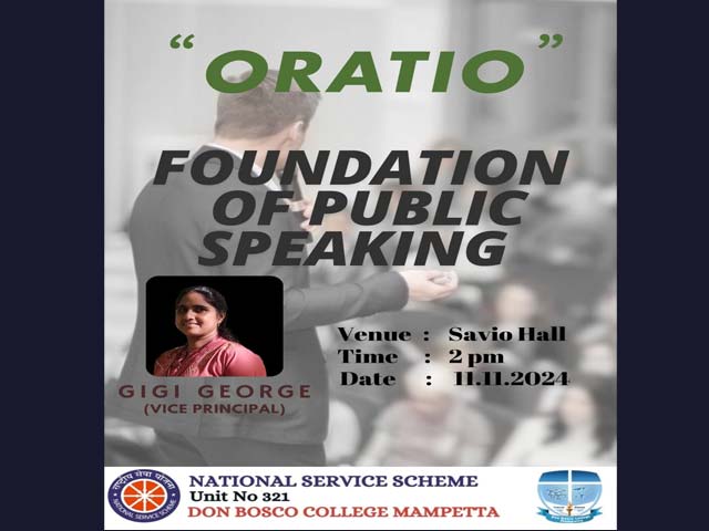 Oratio-Public Speaking Workshop