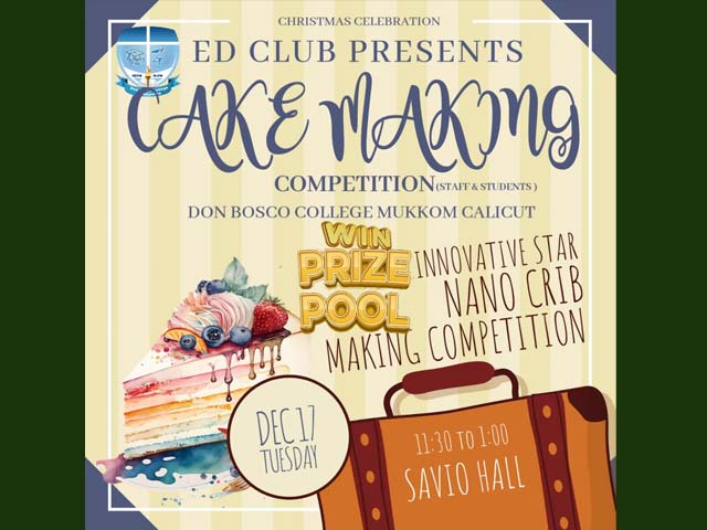 Nano Crib Making and Innovative Star Making competitions