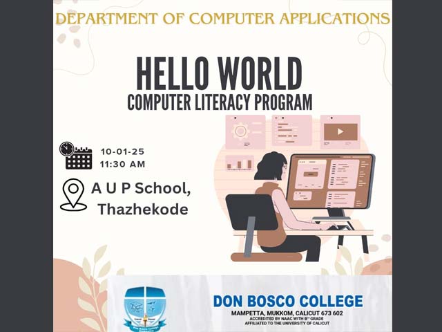 Hello World - Computer Literacy Program