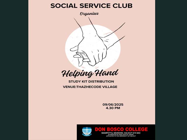 Helping Hand Study kit Distribution 