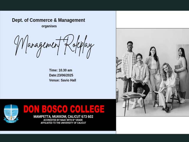 Management Role Play event 