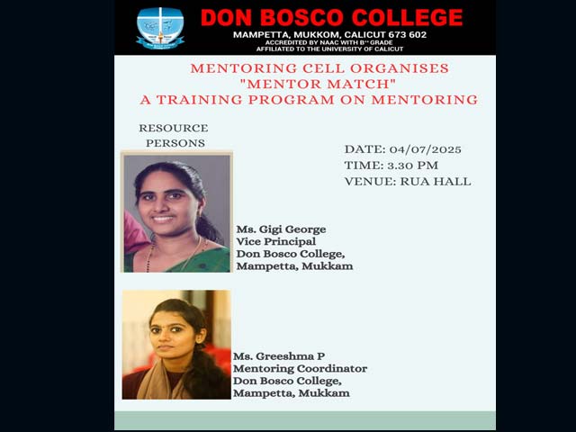 Mentor Match Training Program on Mentoring