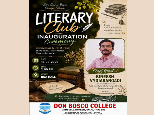 Literary Club Inauguration