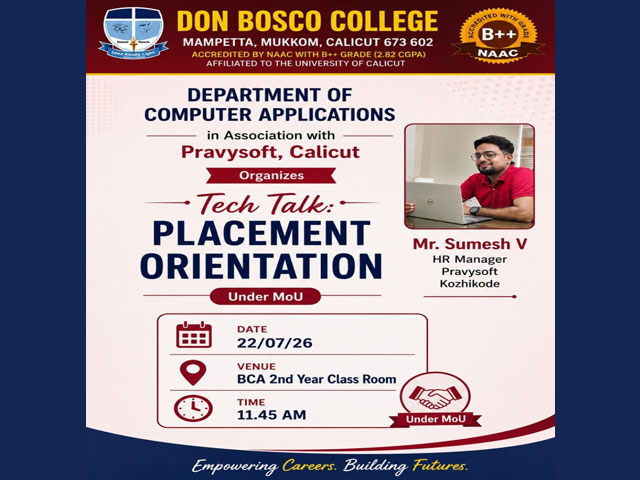 Tech Talk on Placement Orientation