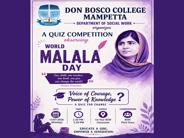 Quiz Competition in observance of World Malala Day
