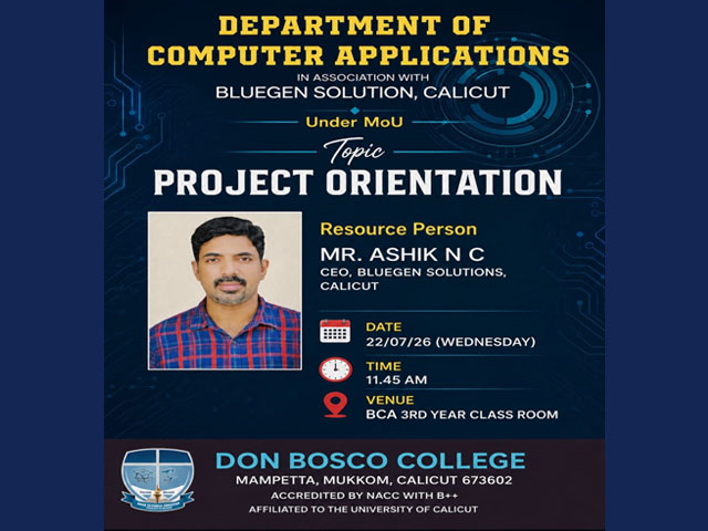 Project Orientation session