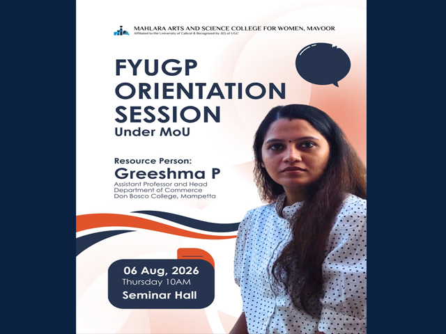 FYUGP Orientation Session